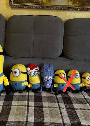 Міньйони посіпаки мʼягкі іграшки