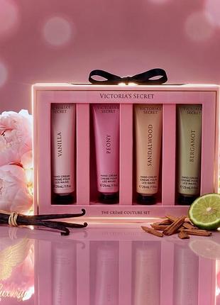 Роскошный подарочный набор кремов для рук victoria’s secret the crème couture set