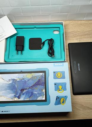 Детский планшет 10.1" aocwei x700 6/128gb android 13 с чехлом, комплект