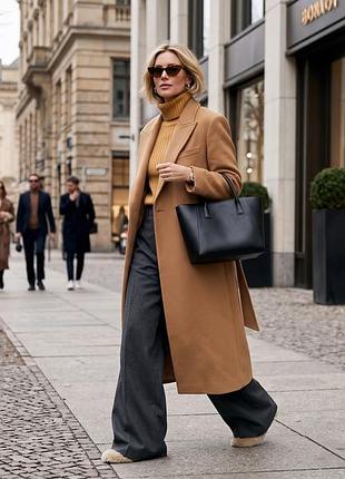 Вовняне пальто zara
