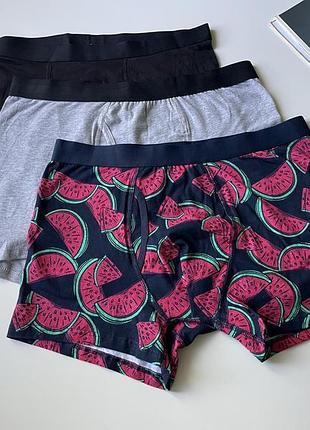 3 шт набір боксерів труси чоловічі primark xl