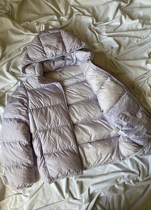 Подростковый пуховик на девочку  uniqlo 150cm. 10-12лет