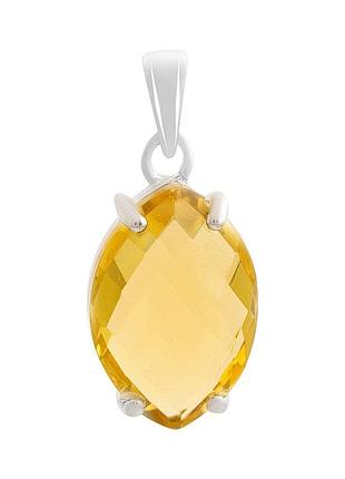 Срібна підвіска proba з цитрином nano 5.25ct (2170464)