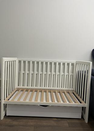 🧸 продам дитяче ліжечко veres 0–5 років