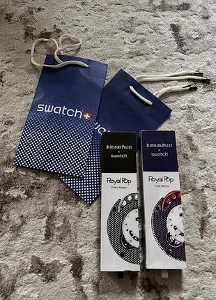 У наявності! годинник audemars piguet x swatch royal pop | новий | у брендовому пакуванні годинник адемари сватч часи ручные часы ручні