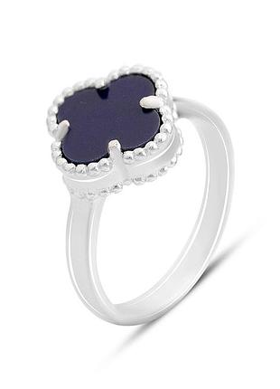 Серебряное кольцо proba с натуральным лазуритом, вес изделия 3,65 гр (60001922) 18 размер