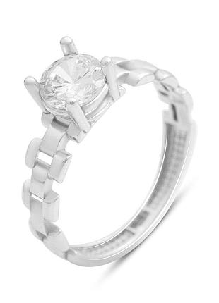 Серебряное кольцо proba с фианитами, вес изделия 1,99 гр (2209607) 18 размер