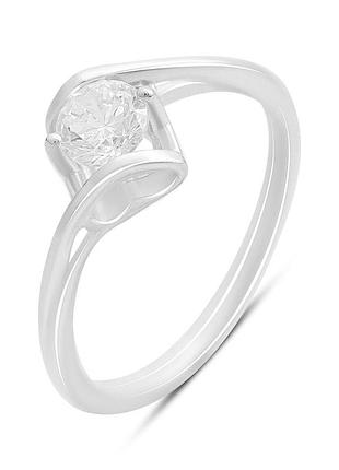 Серебряное кольцо proba с фианитами, вес изделия 1,88 гр (2207733) 18 размер