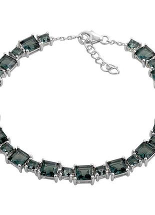 Срібний браслет proba з топазом лондон блю 10.246ct, вага виробу 9,62 г (2206170) 1720 розмір