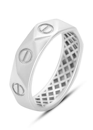 Серебряное кольцо proba с без камней, вес изделия 2,05 гр (2211754) 18 размер