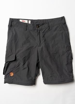 Fjallraven women’s grey mountain outdoor hiking shorts [pwh017286]