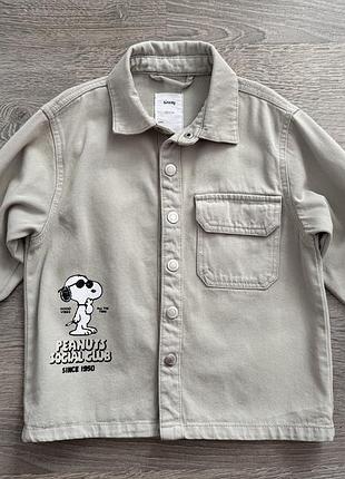 Дитяча джинсова куртка peanuts, 122 розмір