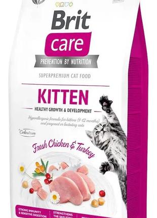 Brit care cat grain free kitten healthy growth & development бріт кеа для кошенят