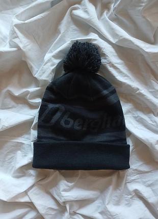 Оригінальна шапка berghaus з помпоном  зимова шапка berghaus berg beanie