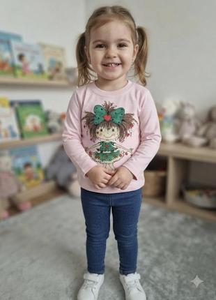 Лонгслив для девочки