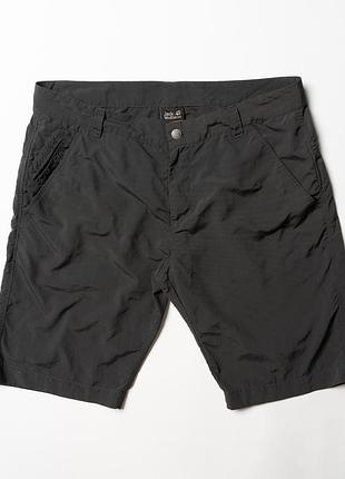 Jack wolfskin shorts mens gray black outdoor hiking [pmh017292]