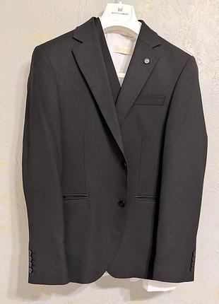Піджак marco menti slim fit, чорний
