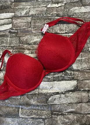 Мереживний бюстгальтер з пуш апом victoria's secret dream angels люкс серія оригінал  розмір 36b наш 80б