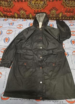 Женский плащ-дождевик с капюшоном,миди, over size, dorothy perkins, оригинал, р. 52-54