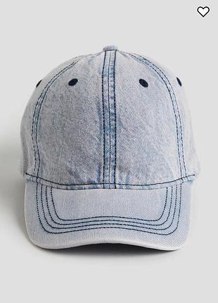 Джинсовая бейсболка h&m, р. 134/152(8-12 лет).