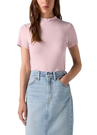 Женская футболка levi's с высоким воротником