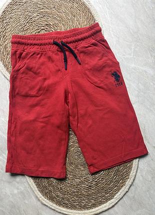 Шорти червоні u.s. polo assn. 8-9 років