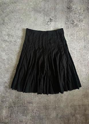 Черная юбка а-силуэта клеш гранж vintage | y2k | gothic s m чорна
