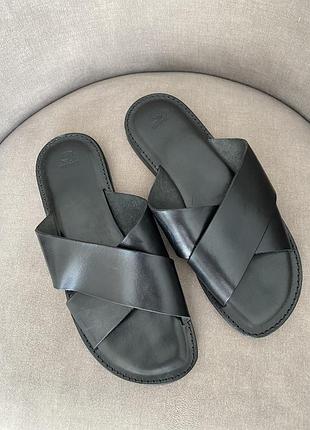 Шкіряні тапочки navyboot eur 43