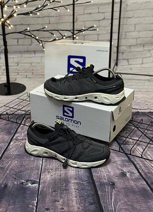 Кросівки salomon breezer vent tt, сірі (стрейч-сітка) 3113-2