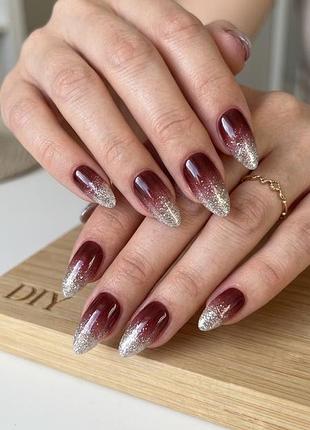 Накладні нігті velvet glitz