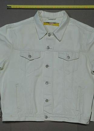Куртка джинсова вінтажна vintage 90s  rescue size xl