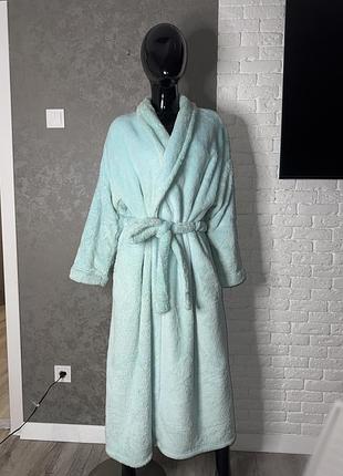 Плюшевий халат великого розміру батал marks&spencer, xxxxl 56-58р