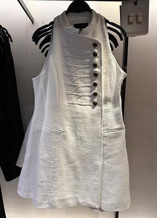 Біла сукня zara