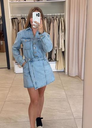 Джинсова сукня zara