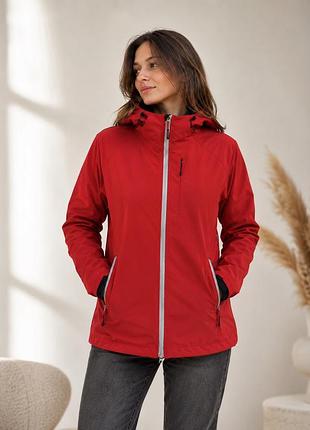 Жіноча мембранна softshell куртка rejoice червона m софтшелл outdoor