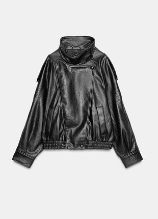 Куртка zara шкірянка