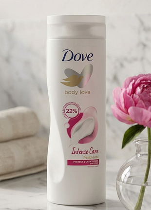 Лосьон для тела dove body love "интенсивный уход" с пантенолом (400 мл)