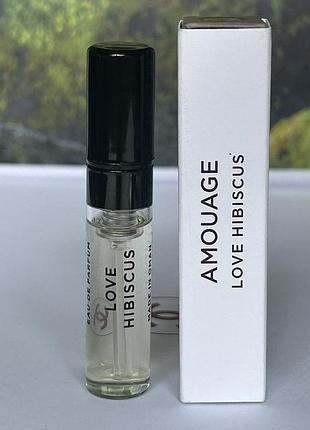 Оригинальный пробник amouage love hibiscus