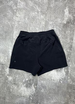 Жіночі спортивні шорти lululemon m чорні для бігу залу тренувань фітнесу кросфіту йоги / лулулемон оригінальні легкі літні шортики