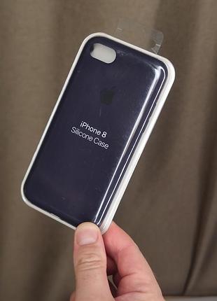 Силіконовий чохол silicone case для iphone 7 / 8 / se (2020 / 2022) колір elderberry