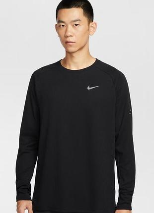 Лонгслив спортивный мужской черный nike 2