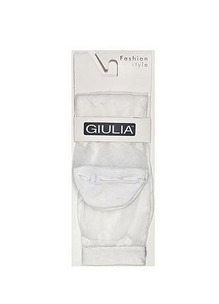 Шкарпетки жіночі giulia ws2 cristal 074, середні, білі ,розмір 39-40