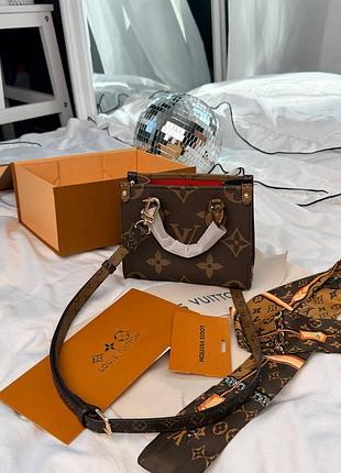 Женская сумка премиум onthego pm monogram reverse