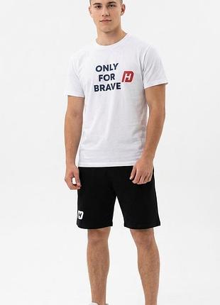 Чоловічий літній спортивний костюм футболка шорти 48 50 52 54 56 m l xl 2xl 3xl 56, білий
