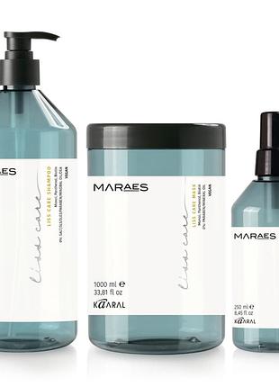 Набір для прямого волосся kaaral maraes liss care шампунь 1000 мл, маска 1000 мл та кондиціонер 250 мл