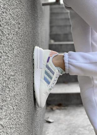 Мужские кроссовки adidas zx 500 white