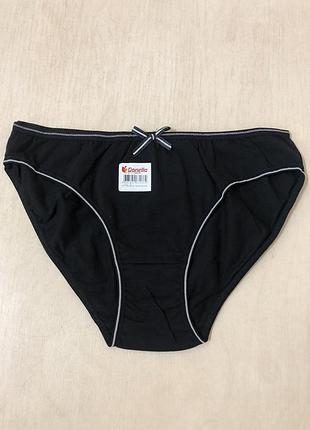 Женские трусы белье donella турция хлопок размер s m l xl черно - белый l xl
