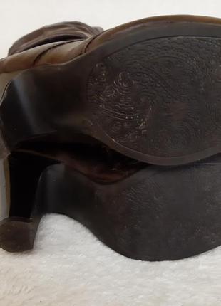 Натуральные кожаные сапоги фирмы janet d ( германия) р.36 стелька 23,7 см4 фото