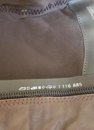 Натуральные кожаные сапоги фирмы janet d ( германия) р.36 стелька 23,7 см9 фото