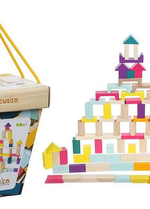 Конструктор дерев'яний15184 wooden blocks construction kit «cubika 1» cubika